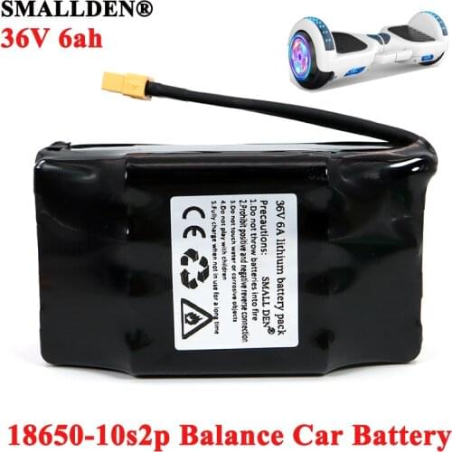 36V 7ah 6Ah 4.4Ah 5.2Ah high drain 2 wheel electric scooter self balancing lithium battery pack for Self-balancing Fits 6.5" 7"