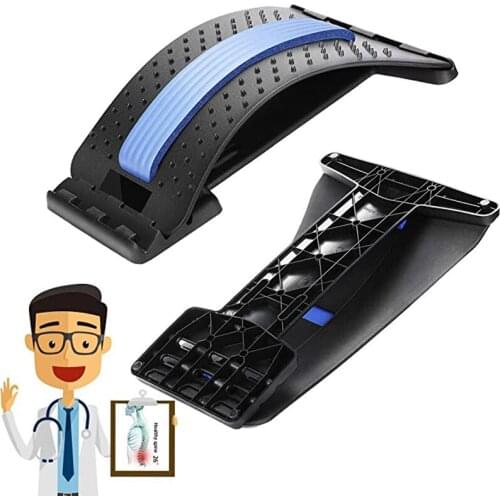 Back Massager Stretcher Equipment Massage Tools Massageador Magic Stretch Fitness Lumbar Support Relaxation Spine Pain Relief