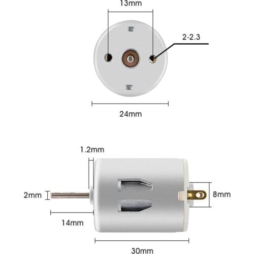 1PCS Mini 280 DC Motor High Speed Magnetic Toys Car DIY Motors DC 3-12 V 5000 -15000 RPM Electrical Equipment Machines Tool