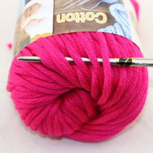 LOT Color optional 1 BallsX50g Special Thick Worsted 100% Cotton Knitting Yarn 422-22
