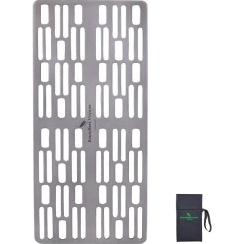 Portable titanium barbecue net outdoor picnic bbq board simple rectangular baking tray 212