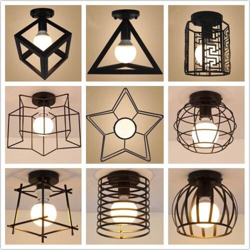 American Style Rural Suction Ceiling Lamp Industry Wind Corridor Corridor Entrance Lamp Balcony Fitting Room Kitchen Wrought