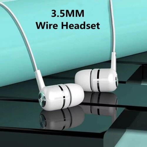 Wired Earphones Sport headset 1.2M In ear Deep Bass Stereo 3.5MM Jack Earbuds W/Mic For iphone samsung huawei xiaomi vivo oppo