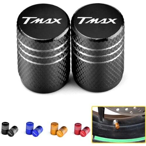 TMAX Motorcycle Accessorie Wheel Tire Valve Stem Caps CNC Airtight Covers For YAMAHA TMAX 530 TMAX 500 T-MAX 530 500 TMAX-530