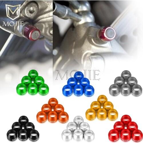 Motorcycle Universal Billet Bleed Valve Cover Kit For Honda Silver Wing GT 400 600 ST1300 STX1300 TRANSALP 600 650 700 XL1000