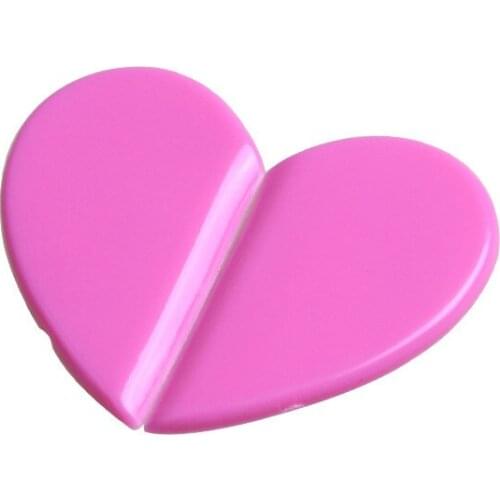 Universal PVC 1 Set Anti-Collision Rub Strip Car heart-shaped Door Edge anti-collision Glue For All Car
