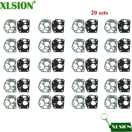 XLSION 20 Sets Carburetor Diaphragm Gasket Kits Fit Briggs & Stratton 495770 795083 5083H 5083K 7721 520175