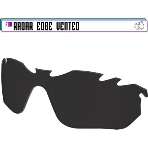EZReplace Polarized Replacement Lenses for - Oakley Radar Edge Vented Sunglasses - Black