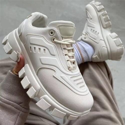 Running Shoes For Women Big Size 36-43 Outdoor Sports Shoes On Platform Sneakers 2021 Breathable Trainers Chunky Sneakers Women