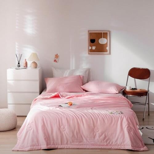 2021 Mint Fragrance Summer Quilt Blanket Pink Blue Green 150 180 200