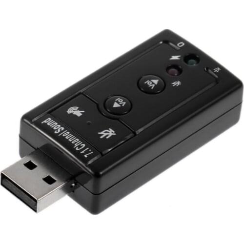 Mini USB 2.0 Universal External Storage Professional 7.1 Channel Virtual 12Mbps U Disk For Audio Sound Adapter