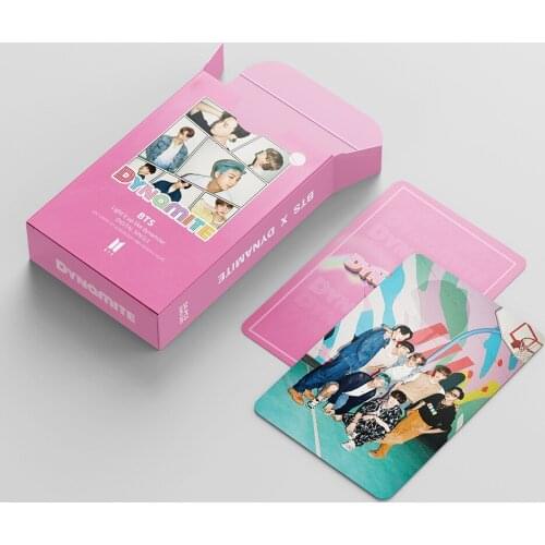 54PCS/SET K-POP Bangtan Boys Lomo Card New Album DYNAMITE PhotoCard Cards Wall Banner JUNG KOOK JIMIN SUGA POSTER