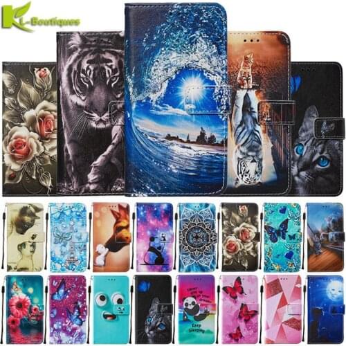 Flip Case For Xiaomi Mi 11 Lite Case Painted Leather Wallet Phone Cases on sFor Xiaomi Mi 11 Pro 11i 10S Cover Mi11 Lite Coque