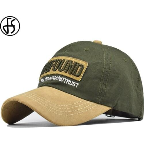 FS Trendy Travel Snapback Full Cap Streetwear Army Green Baseball Hat For Men Women Summer Patchwork Hip Hop Caps Casquette 2021
