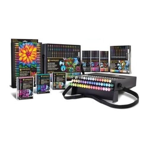 CHAMELEON art Products, Chameleon 5-Pen,Double-ended SuperSoft brush nib and bullet nib,Professional quality, alcohol-based ink