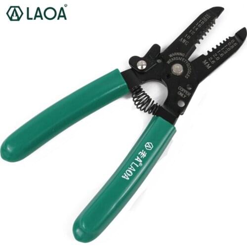LAOA 7 inch Multi-function Stripping 7 Gears Cable Pliers Crimping tool 0.6-2.6MM Free Shipping