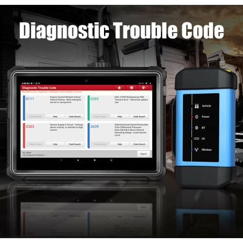 LAUNCH X431 V+ V PLUS HD3 4.0 Heavy Duty Diagnostic Tool 24V Truck Full System Diagnostic Scanner Free Shipping OBD2 Scanner
