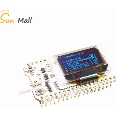 WIFI ESP32 Development Board 0.96 Inch Blue OLED Display Bluetooth internet of things for Arduino