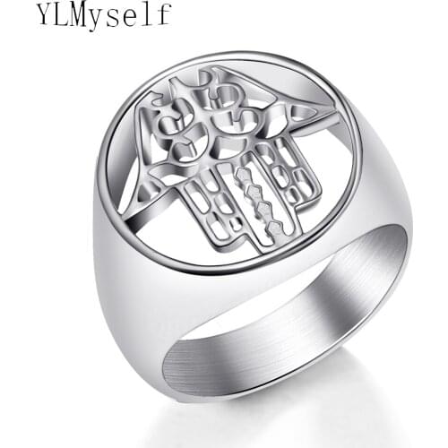 Fashion round ring Stainless Steel jewelry for women jewellery wholesale lot high polishing finger rings