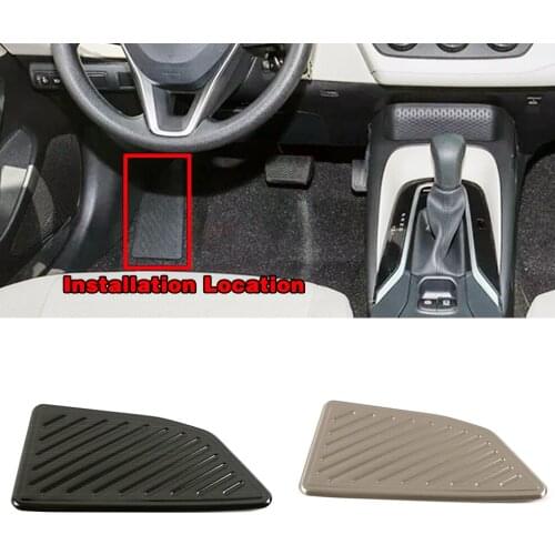 For Toyota Corolla 2019-2021 Rest Pedal Cover Trim Sticker Car Accessories Stainless Steel Main Driving Size LHD Model