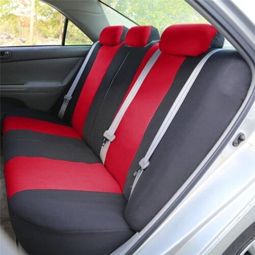 New 9Pcs Universal Car Seat Front Rear Head Rests Cover Full Seat Covers Set Comfortable Fashion Unique Washable Durable#296954