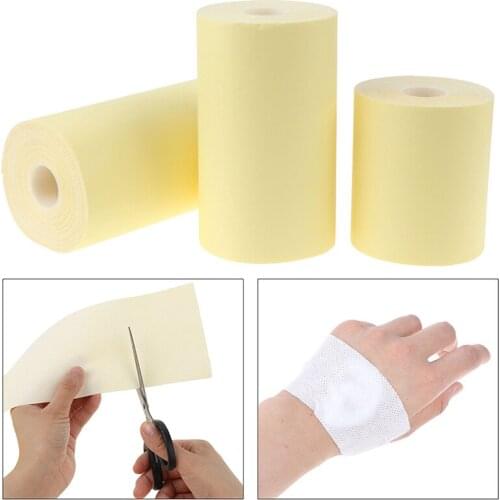 1 Roll Waterproof Medical Tape Adhesive Wound Dressing Medical Fixation Tape Bandage 4 Size