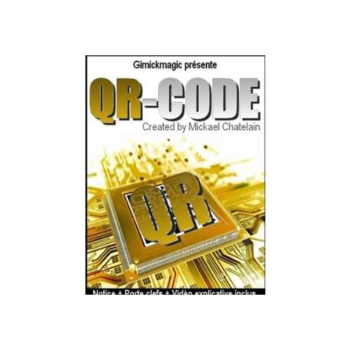 QR Code (Gimmicks and Online instructions) by Mickael Chatelain - Card Magic Trick,Street,Close Up,Illusion,Menatlism,Funny