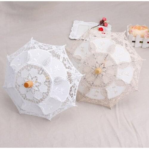 Newborn Baby Photography Props Lace Umbrella Infant Studio Shooting Photo Prop