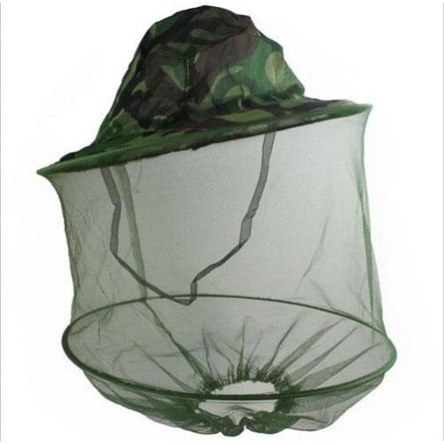Outdoor Wide-brimmed Camouflage Mosquito Cap Jungle Dedicated 360 Degree Half Surrounded Fisherman Hat Visor