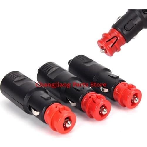 1pc Universa 12V-24V car Cigarette Lighter Plug Socket Power Plug Connection Male Adaptor