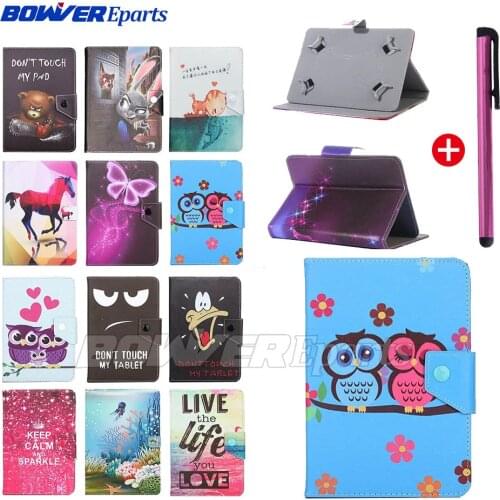 Universal Cover For ASUS MeMO Pad HD 7 ME173X/Nexus 7 1st 2012 2nd 2013/ME572CL 7 inch Tablet Printed PU Leather Stand Case