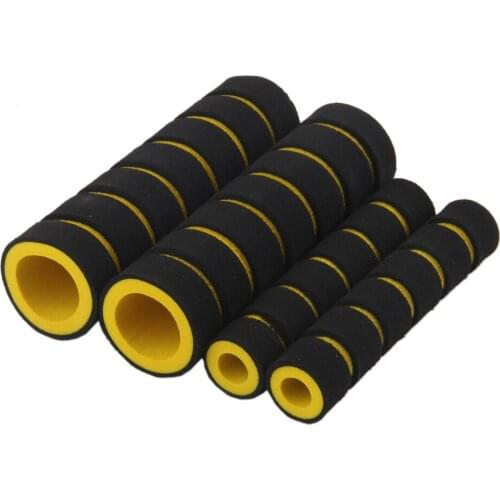 Pack of 4 Bike Motorcycle Bicycle Foam Sponge Anti Slip Handlebar Grip Cover