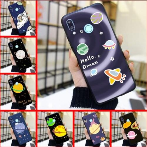 Back Cover For Huawei Nova 2i 2 Lite Plus 3 3I 3E 4 4E 5 Soft Silicone Cute Space Phone Case For Huawei Nova Smart Lite 2017