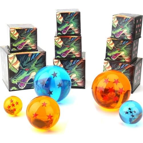 Dragon Ball DBZ Anime Model Shenlong Bead POP Action Figuers Super Saiyan Son Goku ABS 8CM Statue Collectible Toys Decoration