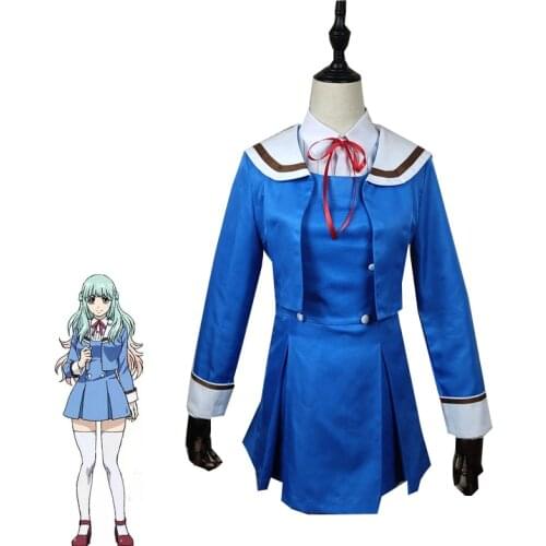Anime High Rise Invasion Shinzaki Kuon Cosplay Costume Women Cute Dress Jk Suit Halloween Party Uniforms Custom Made