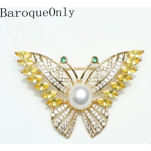 BaroqueOnly Butterfly Brooches For Clothes
