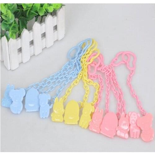 Baby care Pacifier Clip Baby Dummy Chain Feeding Product Animal Cartoon Baby Pacifier Anti lost Chain Accessories High Quality