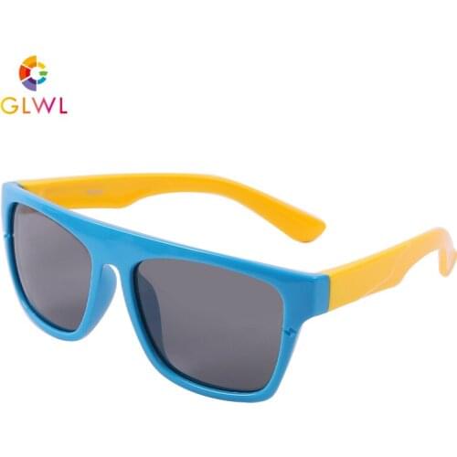Children Sunglasses Girls Baby Polarized Glasses With Rope Kids Eyeglasses Boys Lenses Sun Silicone Goggles Sports Shadow Retro