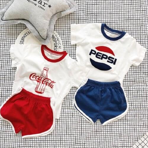 Boys Girls Clothing Sets Clothes Baby Brother Liitle Girls Shirts and Pants Korean Two-piece Children Sports Set Child Tracksuit