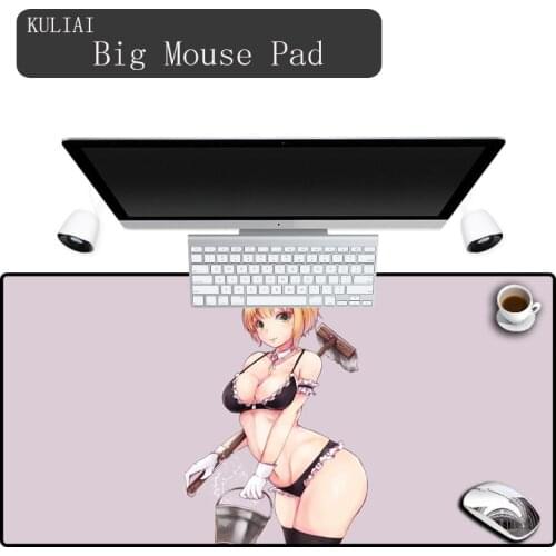 XGZ Pretty Girl Mouse Pad Anime Mat Keyboard Gaming Pc Player Office Family Desk Mat Rubber Pink MousePad Fashion To Mouse