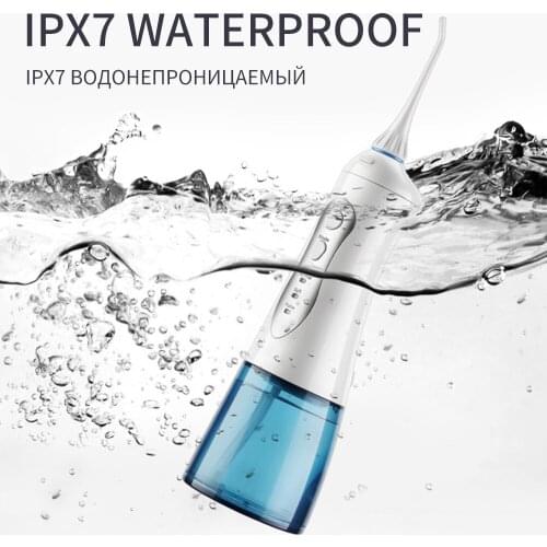 Wireless Electric Oral Irrigator Portable Water Dental Flosser USB Rechargeable Household Water Tooth Sticks 220ml Water Flosser