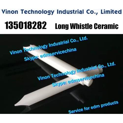 135018282 edm Long Whistle Ceramic for AgieCharmilles CUT20,CUT30,CUT200,CUT300. Whistle for cutter 135.018.282