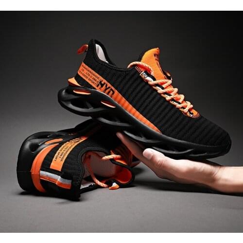 Men Fashion Sneakers Men Running Shoes Breathable Athletic Shoe Men Sport Jogging Sneakers Men Fashion Sneakers Large Size 37-48