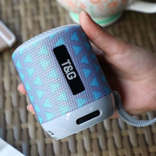 TG129 Music Listening Small Speaker Portable Bluetooth-compatible Speaker Mini Wireless Sound Subwoofer Support USB TF Card FM
