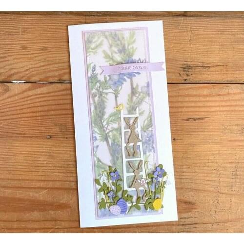 Mmao Crafts Metal Steel Cutting Dies Stairs flowers leaves Stencil For DIY Scrapbooking Paper/photo Cards Embossing Dies