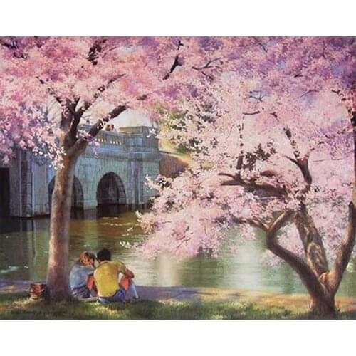 Oneroom Lovely Counted Cross Stitch Kit The Bunny Book Hare Rabbit Little Girl Cat Duck Reading Kitty Kitten