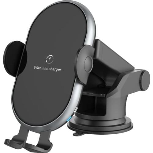 Full-Automatic X366 Car Holder Wireless Charger Vehicle Bracket 10W Fast Charge Intelligent induction Holder with Chuck Bracket