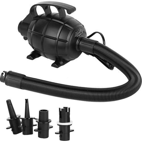 Portable 500W Electric Pump Air Mattress Pump Air Bed Pool Toy Raft Boat Quick Inflation Electric Air Pump for Inflatables