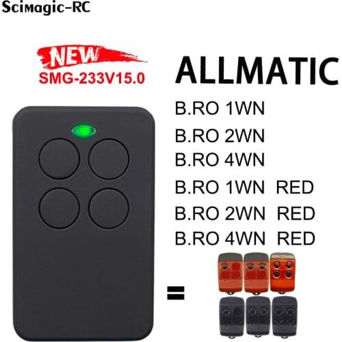 ALLMATIC Pass Garage Command Remote Control Rolling code 433.92MHz Remote Control Copier Gated Garage Command Transmitter