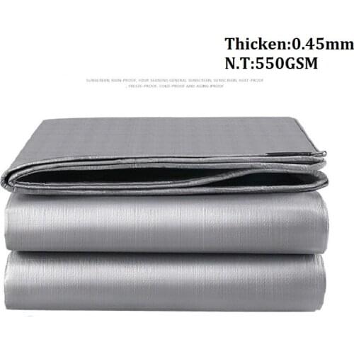 PVC Coated 0.45mm Rainproof Cloth Tarpaulin Courtyard Outdoor Truck Waterproof Trap Garden Greenhouse Sunscreen Sunshade Cloth